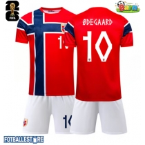 Norge Martin Odegaard #10 Hjemmedraktsett Barn VM 2026 Kortermet (+ Korte bukser)